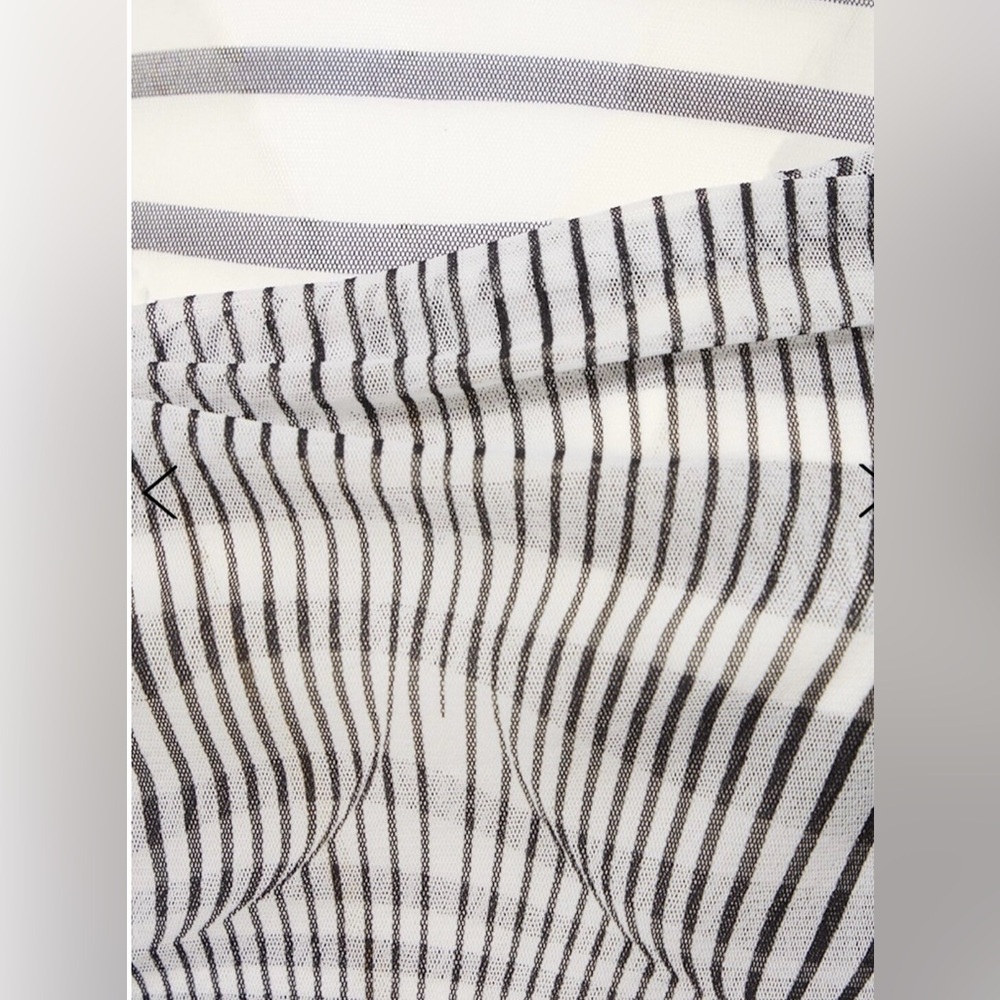 NEW Jean Paul Gaultier Body Morphing Mesh Black and White Sheer Bodysuit NWOT - Picture 7 of 15
